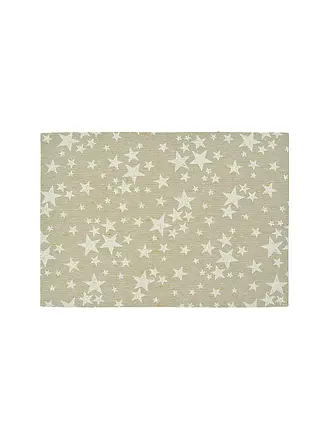 SANDER | Set de table de Noël 35x50cm STELLE D'ORO Coffee | hellbraun